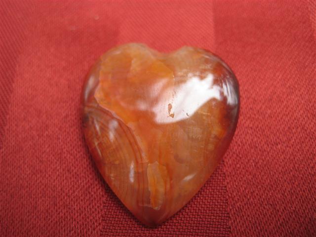 Carnelian Heart courage, vitality, sexuality, confidence, action 2315